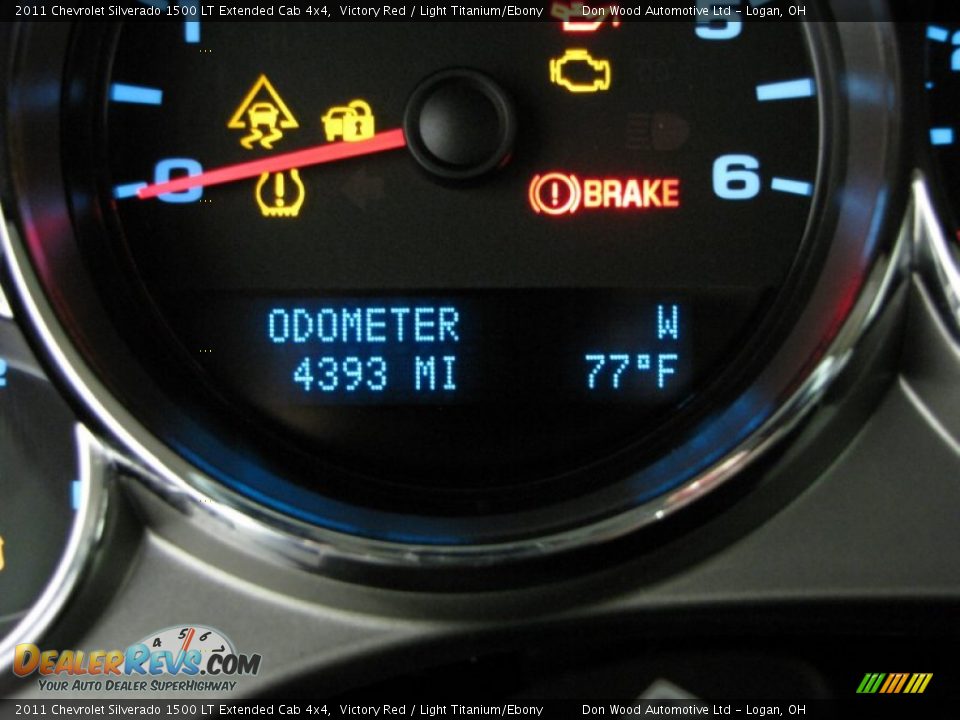 2011 Chevrolet Silverado 1500 LT Extended Cab 4x4 Victory Red / Light Titanium/Ebony Photo #20