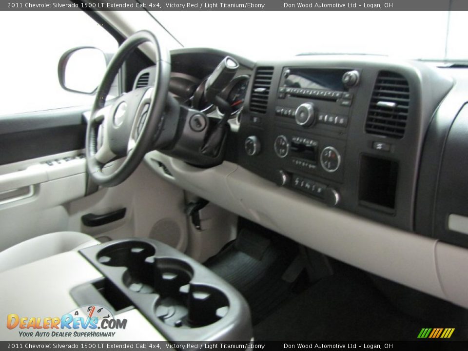 2011 Chevrolet Silverado 1500 LT Extended Cab 4x4 Victory Red / Light Titanium/Ebony Photo #21