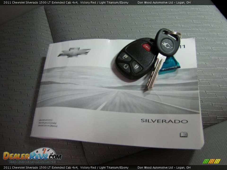 2011 Chevrolet Silverado 1500 LT Extended Cab 4x4 Victory Red / Light Titanium/Ebony Photo #26