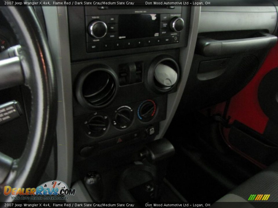 2007 Jeep Wrangler X 4x4 Flame Red / Dark Slate Gray/Medium Slate Gray Photo #18