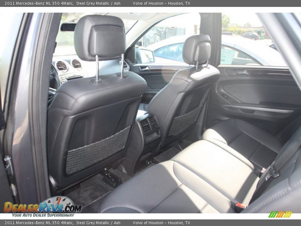 2011 Mercedes-Benz ML 350 4Matic Steel Grey Metallic / Ash Photo #15