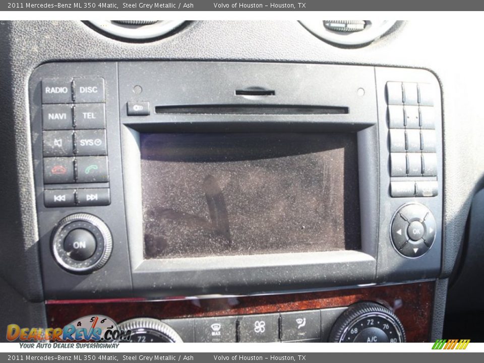2011 Mercedes-Benz ML 350 4Matic Steel Grey Metallic / Ash Photo #19