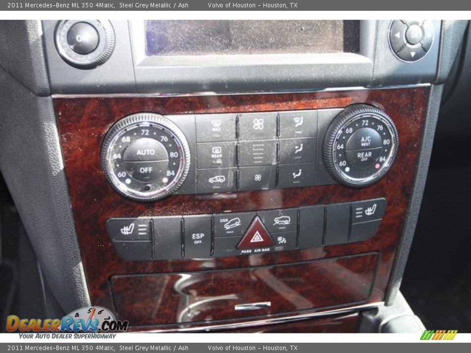 2011 Mercedes-Benz ML 350 4Matic Steel Grey Metallic / Ash Photo #20