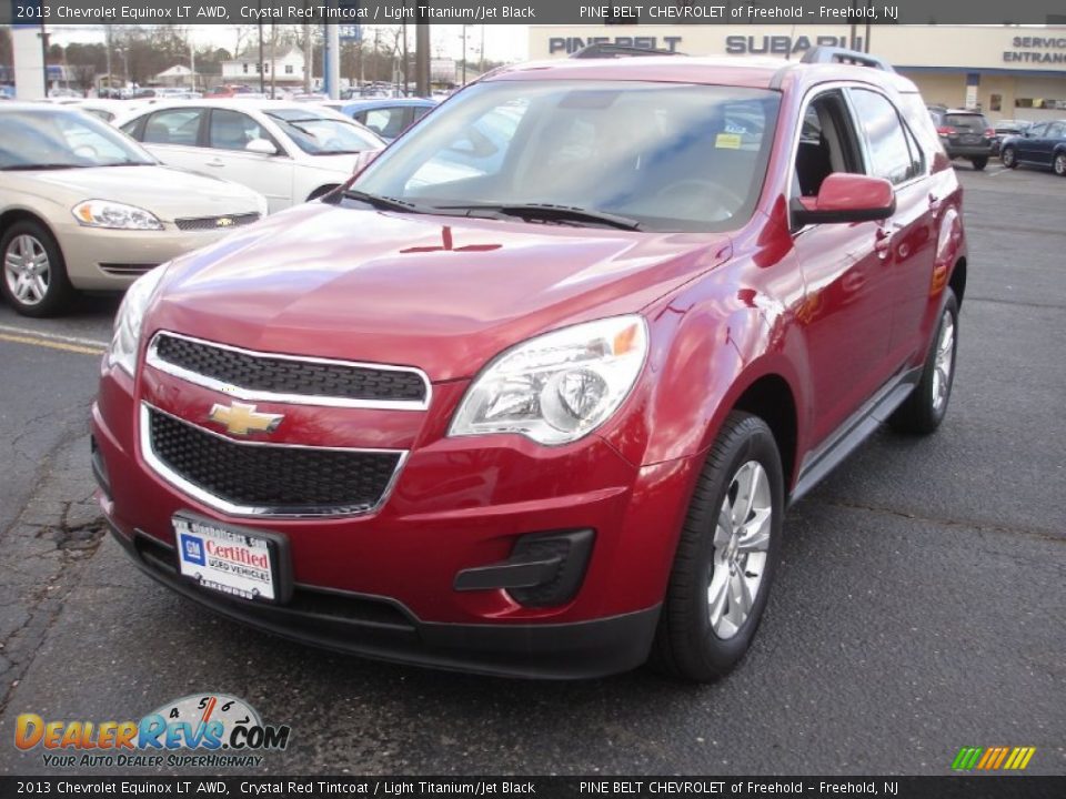 2013 Chevrolet Equinox LT AWD Crystal Red Tintcoat / Light Titanium/Jet Black Photo #1