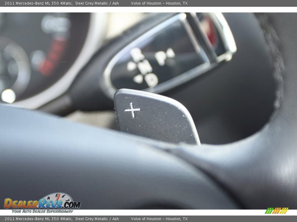 2011 Mercedes-Benz ML 350 4Matic Steel Grey Metallic / Ash Photo #23