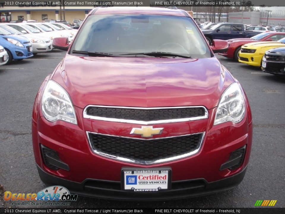 2013 Chevrolet Equinox LT AWD Crystal Red Tintcoat / Light Titanium/Jet Black Photo #2