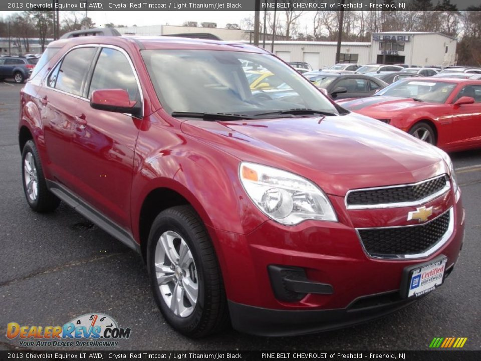 2013 Chevrolet Equinox LT AWD Crystal Red Tintcoat / Light Titanium/Jet Black Photo #3