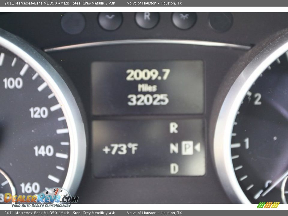 2011 Mercedes-Benz ML 350 4Matic Steel Grey Metallic / Ash Photo #25