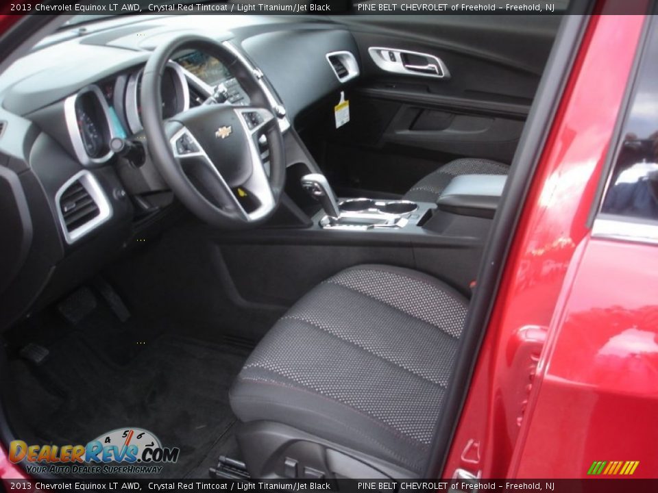 2013 Chevrolet Equinox LT AWD Crystal Red Tintcoat / Light Titanium/Jet Black Photo #10