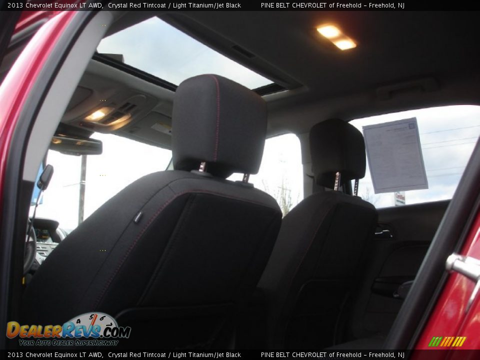 2013 Chevrolet Equinox LT AWD Crystal Red Tintcoat / Light Titanium/Jet Black Photo #11
