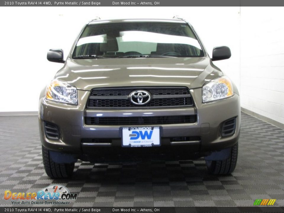 2010 Toyota RAV4 I4 4WD Pyrite Metallic / Sand Beige Photo #2