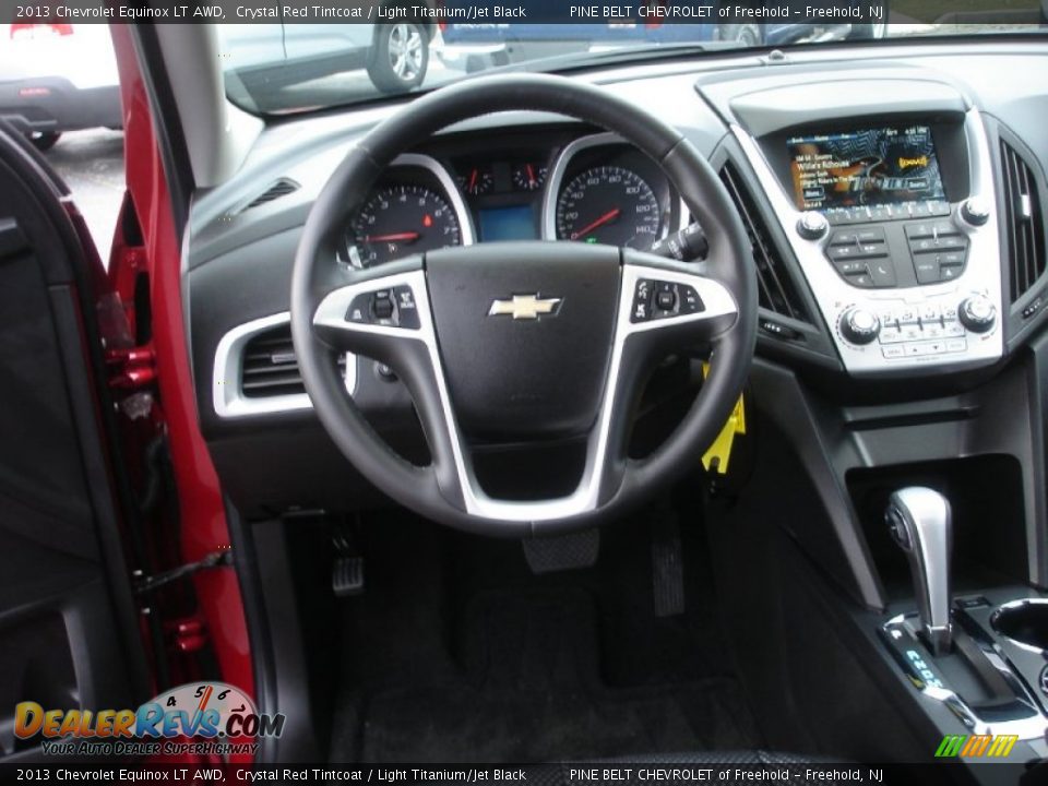 2013 Chevrolet Equinox LT AWD Crystal Red Tintcoat / Light Titanium/Jet Black Photo #13