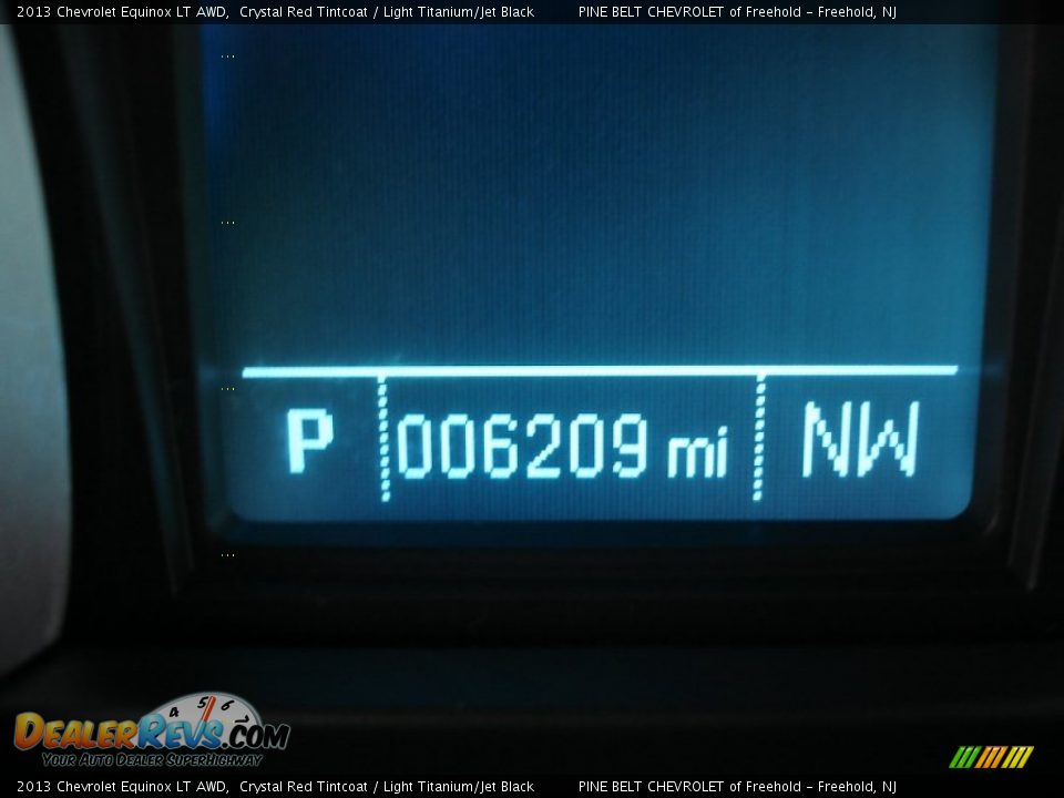 2013 Chevrolet Equinox LT AWD Crystal Red Tintcoat / Light Titanium/Jet Black Photo #14
