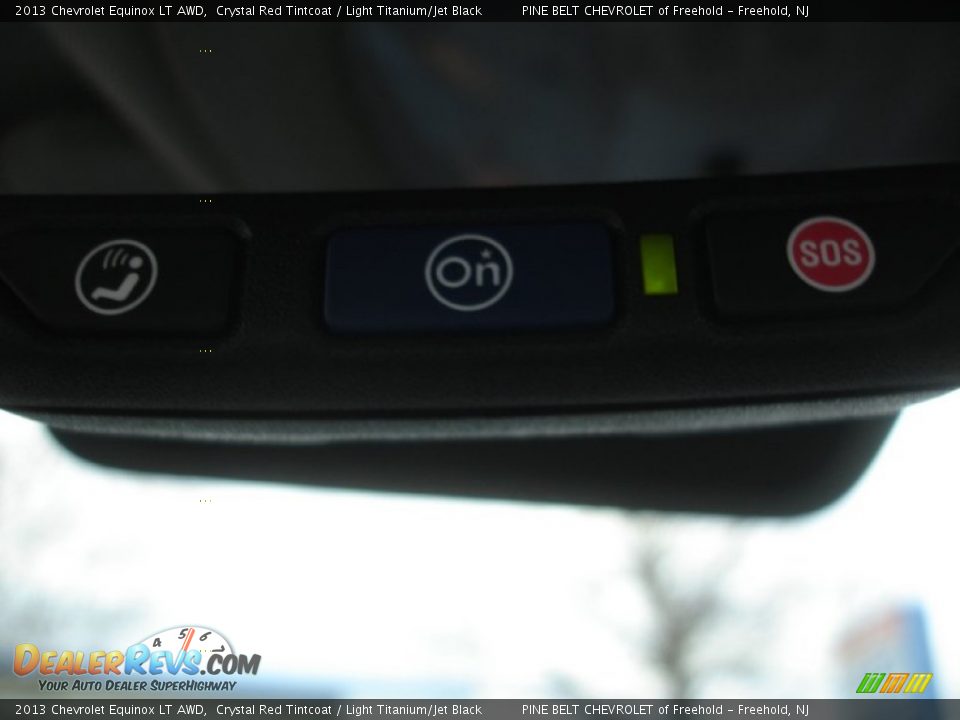 2013 Chevrolet Equinox LT AWD Crystal Red Tintcoat / Light Titanium/Jet Black Photo #16