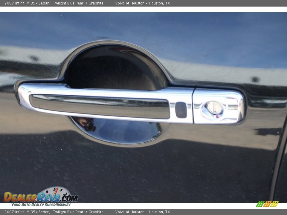 2007 Infiniti M 35x Sedan Twilight Blue Pearl / Graphite Photo #11