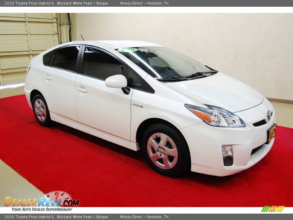 2010 Toyota Prius Hybrid II Blizzard White Pearl / Bisque Photo #1