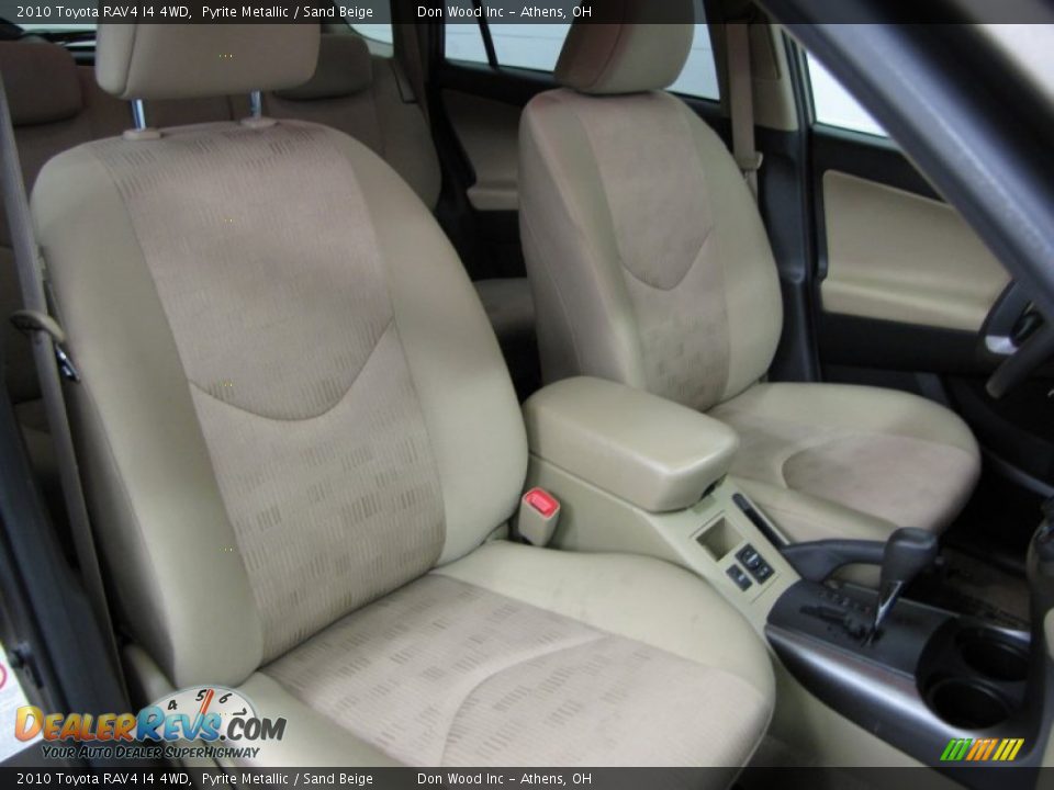 2010 Toyota RAV4 I4 4WD Pyrite Metallic / Sand Beige Photo #9