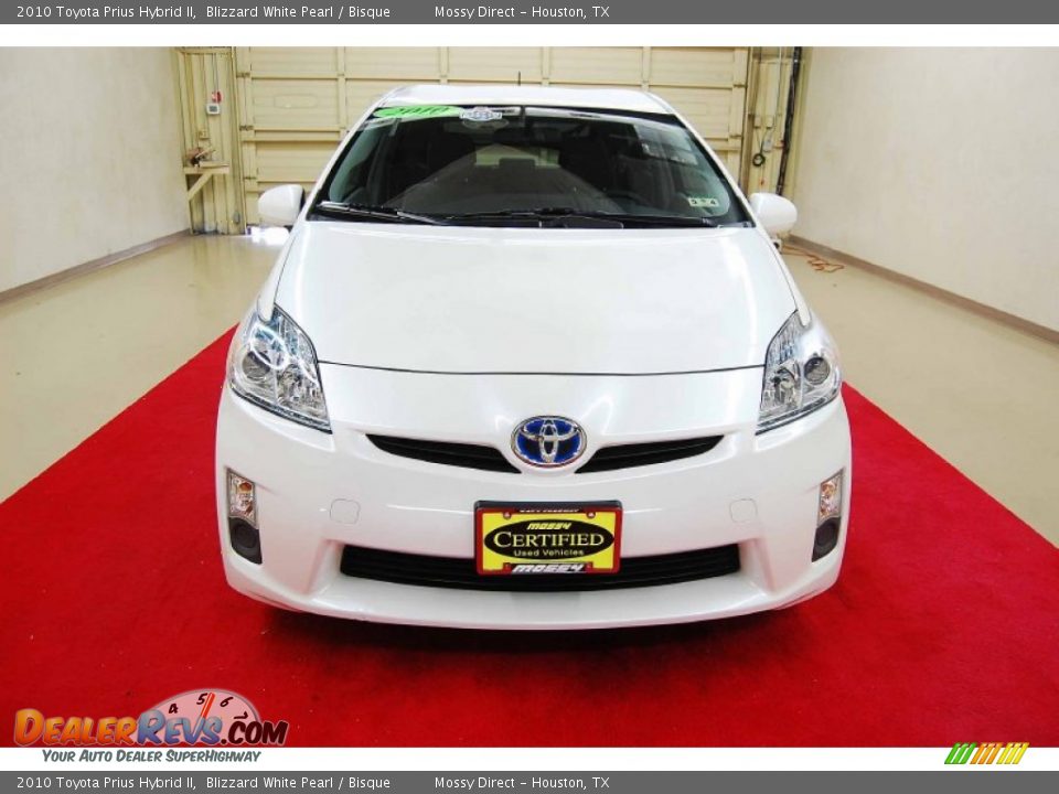 2010 Toyota Prius Hybrid II Blizzard White Pearl / Bisque Photo #2