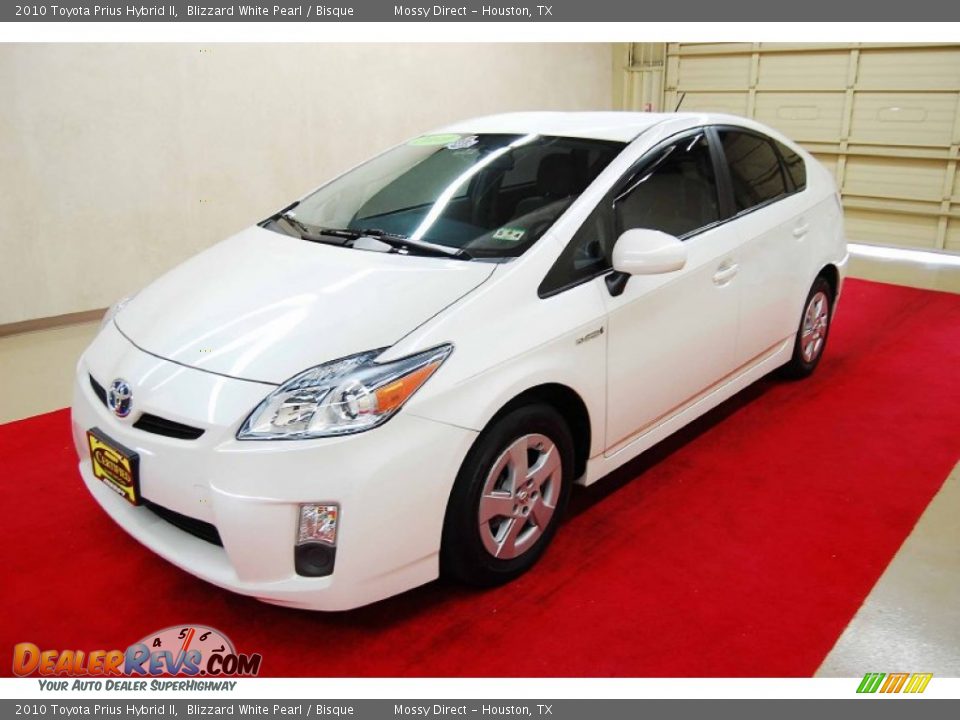 2010 Toyota Prius Hybrid II Blizzard White Pearl / Bisque Photo #3