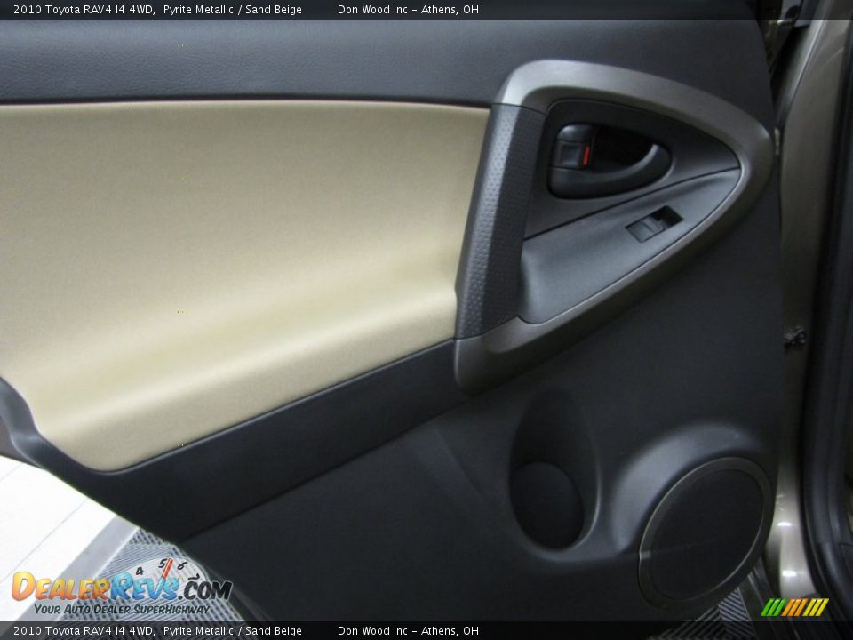2010 Toyota RAV4 I4 4WD Pyrite Metallic / Sand Beige Photo #12