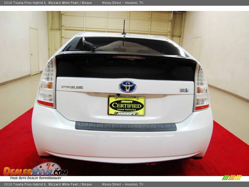 2010 Toyota Prius Hybrid II Blizzard White Pearl / Bisque Photo #5
