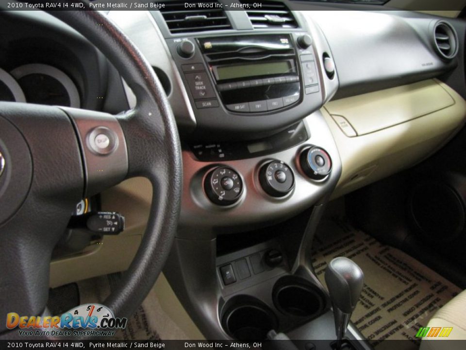 2010 Toyota RAV4 I4 4WD Pyrite Metallic / Sand Beige Photo #22