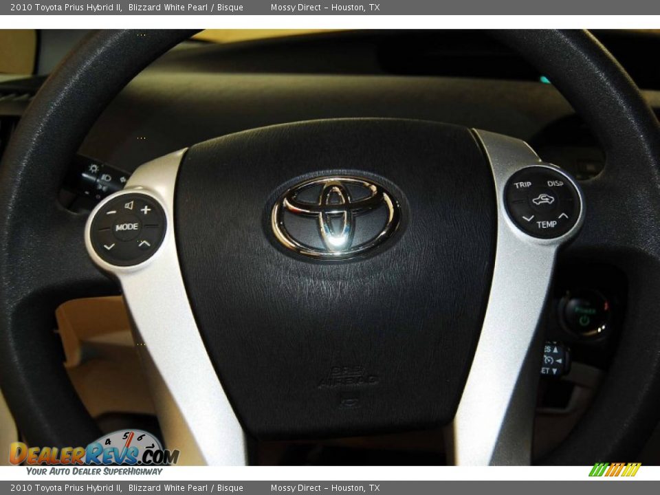 2010 Toyota Prius Hybrid II Blizzard White Pearl / Bisque Photo #24
