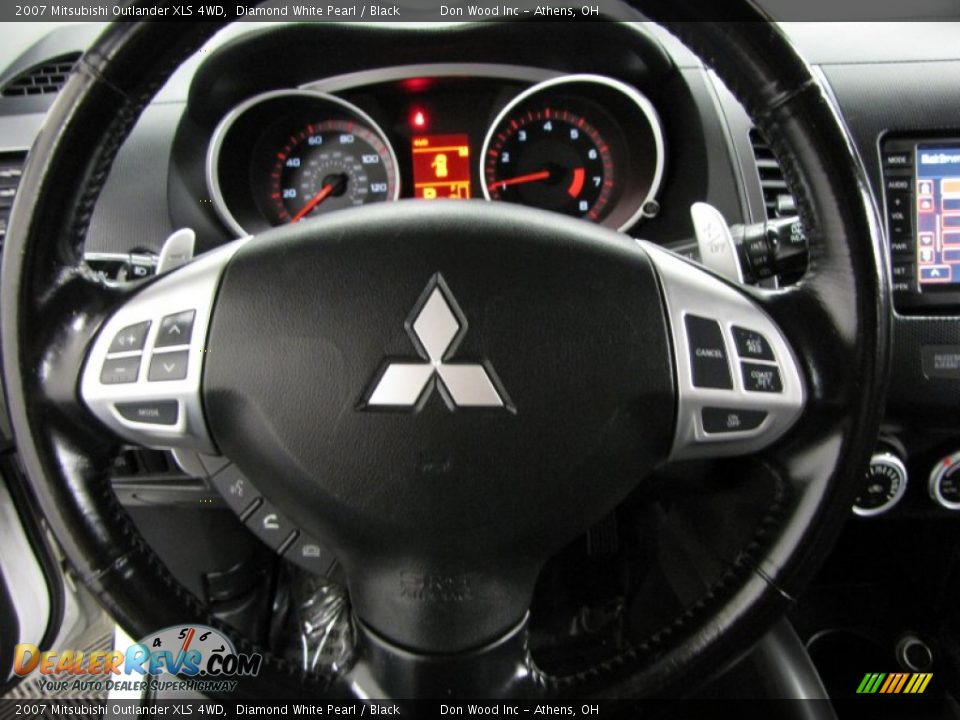 2007 Mitsubishi Outlander XLS 4WD Diamond White Pearl / Black Photo #16