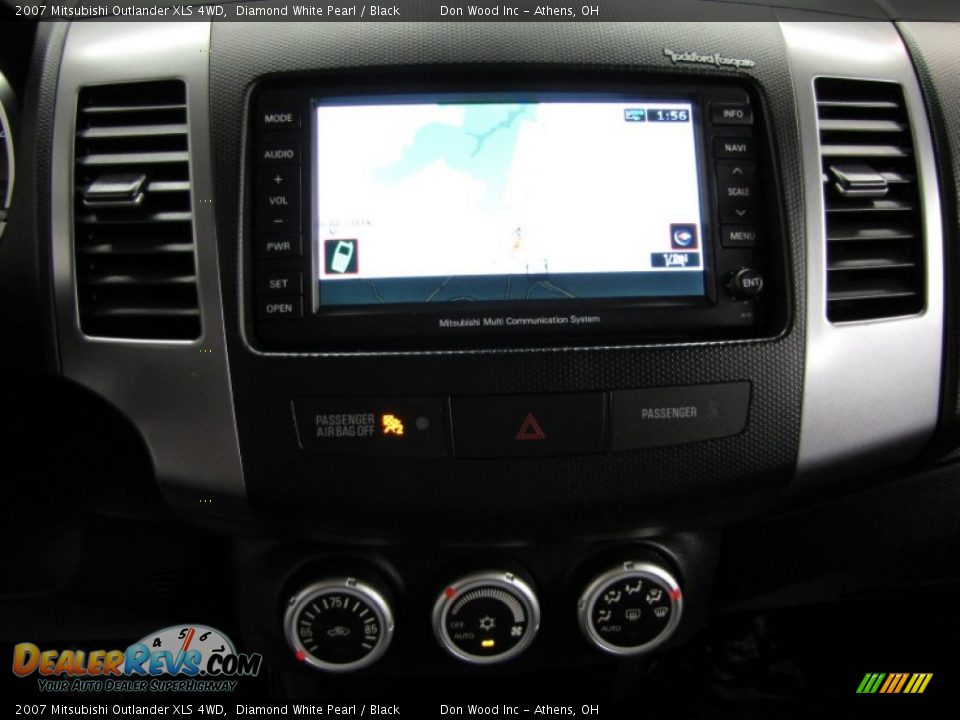 2007 Mitsubishi Outlander XLS 4WD Diamond White Pearl / Black Photo #25