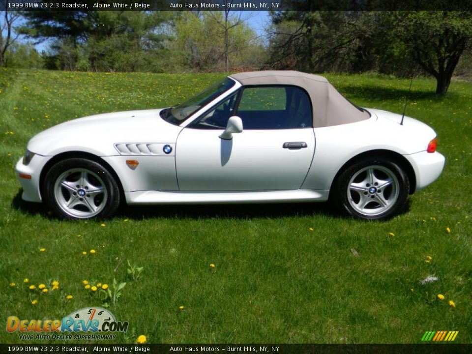 Alpine White 1999 BMW Z3 2.3 Roadster Photo #9