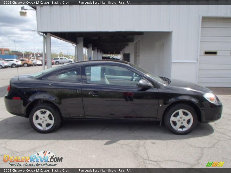 2008 Chevrolet Cobalt LS Coupe Black / Gray Photo #1