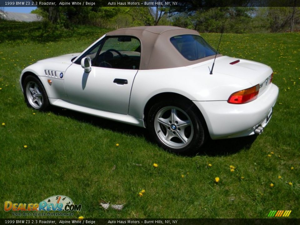 1999 BMW Z3 2.3 Roadster Alpine White / Beige Photo #10