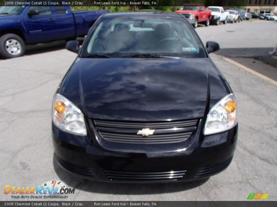 2008 Chevrolet Cobalt LS Coupe Black / Gray Photo #3