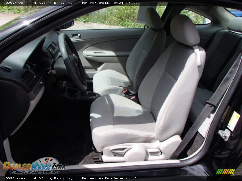2008 Chevrolet Cobalt LS Coupe Black / Gray Photo #11