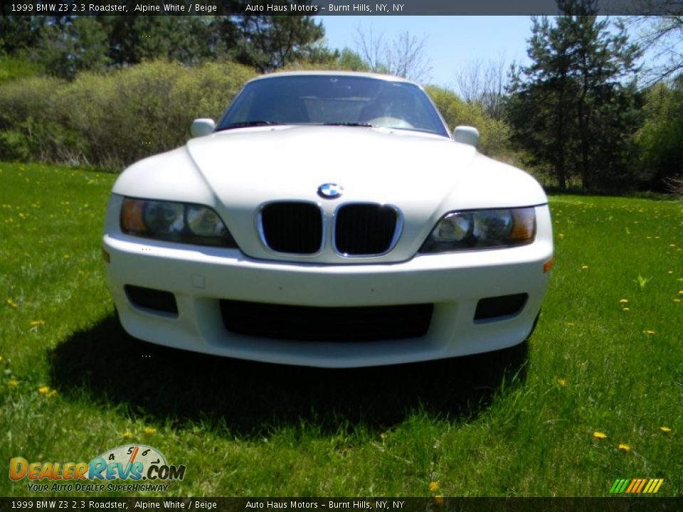 1999 BMW Z3 2.3 Roadster Alpine White / Beige Photo #17