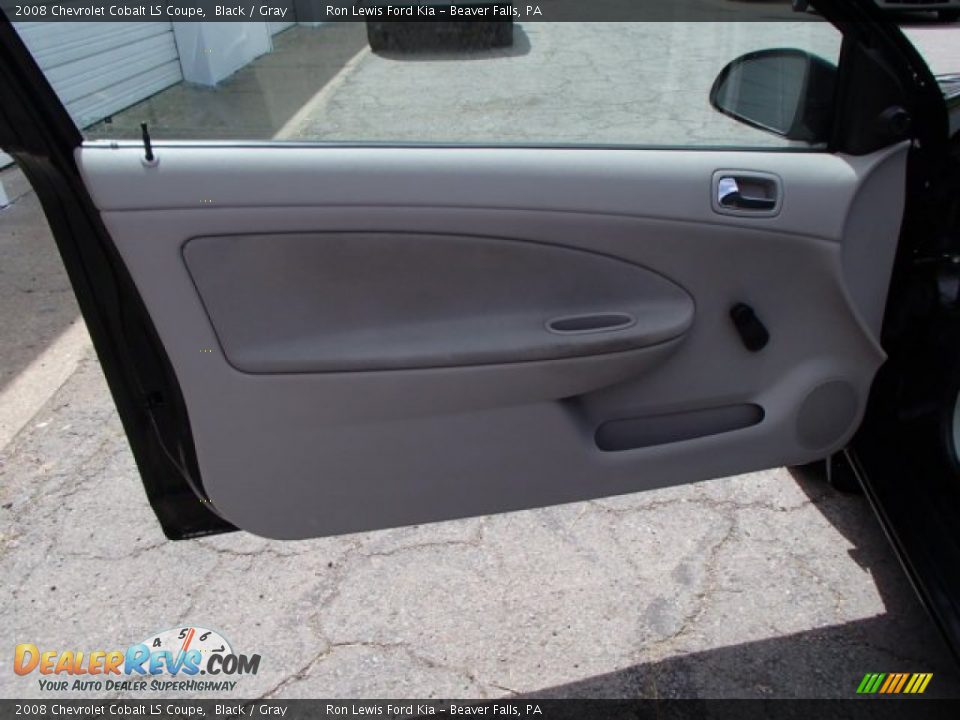 2008 Chevrolet Cobalt LS Coupe Black / Gray Photo #12