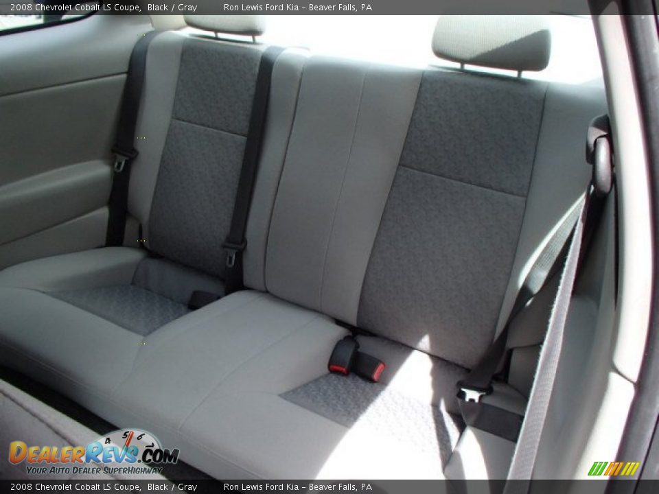 2008 Chevrolet Cobalt LS Coupe Black / Gray Photo #13