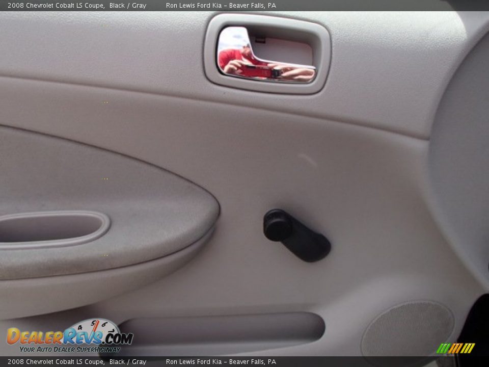 2008 Chevrolet Cobalt LS Coupe Black / Gray Photo #14