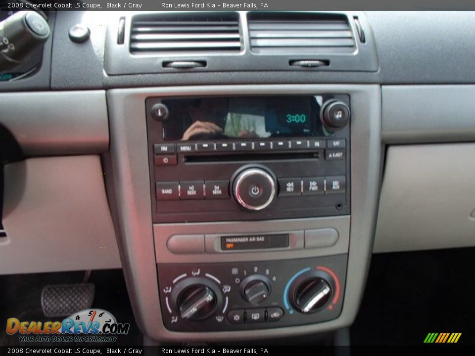 2008 Chevrolet Cobalt LS Coupe Black / Gray Photo #15