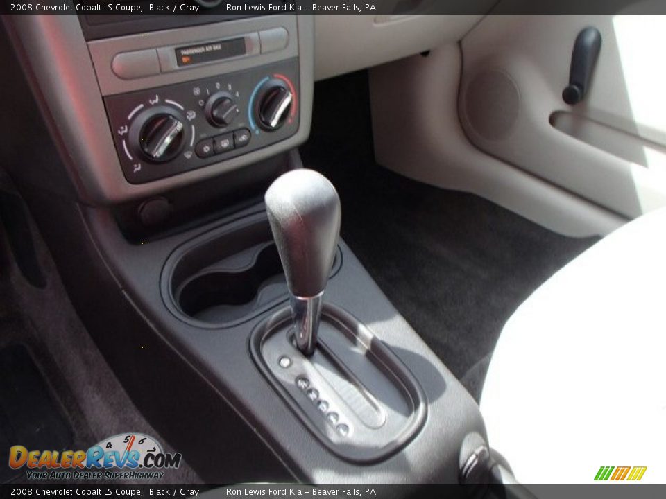 2008 Chevrolet Cobalt LS Coupe Black / Gray Photo #16