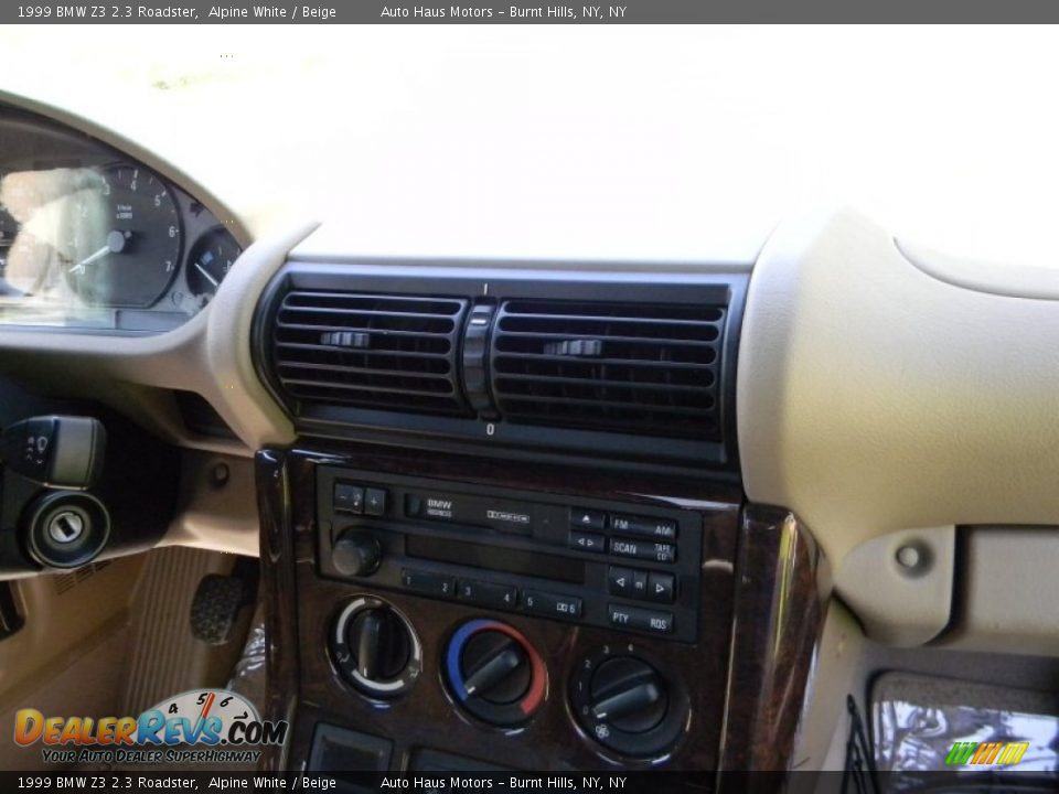 1999 BMW Z3 2.3 Roadster Alpine White / Beige Photo #26
