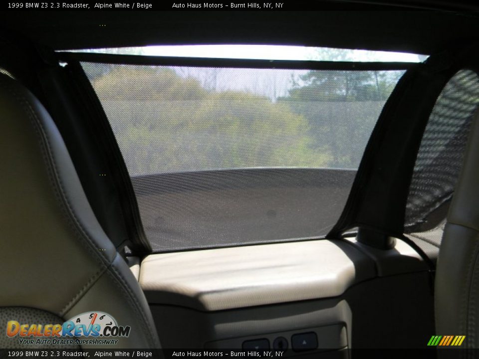 1999 BMW Z3 2.3 Roadster Alpine White / Beige Photo #28