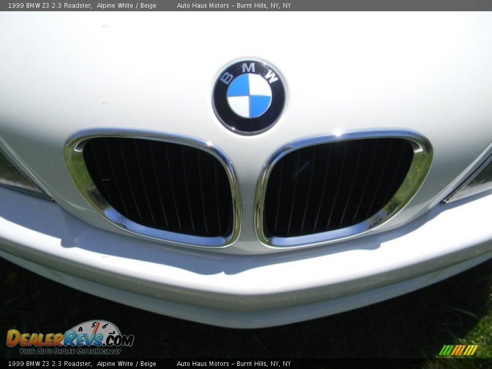 1999 BMW Z3 2.3 Roadster Alpine White / Beige Photo #29
