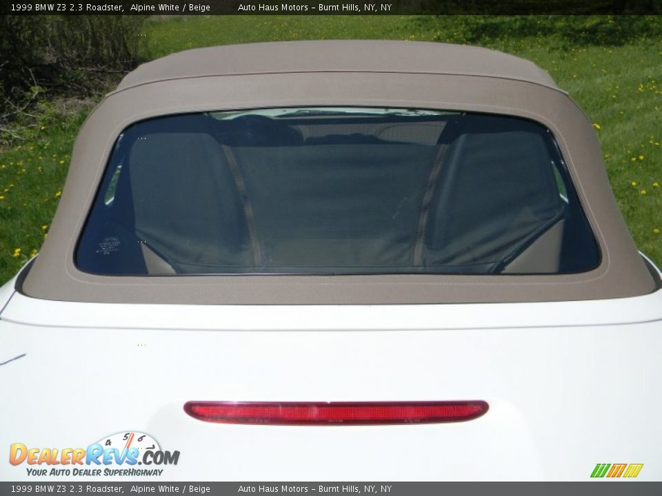 1999 BMW Z3 2.3 Roadster Alpine White / Beige Photo #36