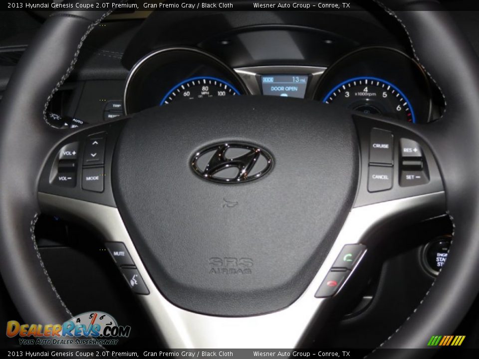 2013 Hyundai Genesis Coupe 2.0T Premium Gran Premio Gray / Black Cloth Photo #4