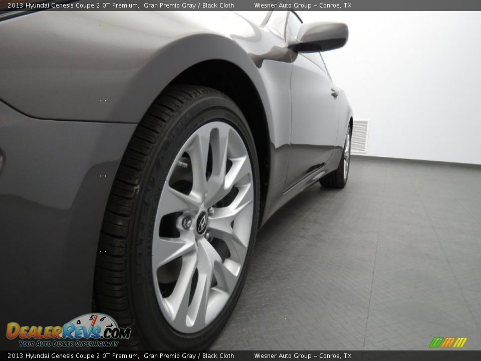2013 Hyundai Genesis Coupe 2.0T Premium Gran Premio Gray / Black Cloth Photo #6