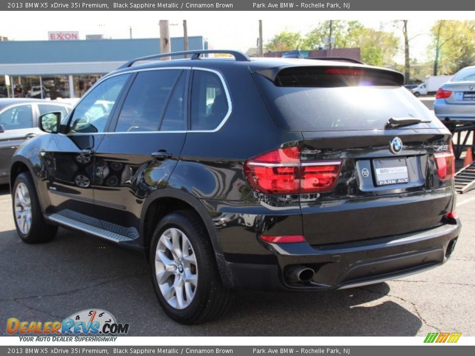 2013 BMW X5 xDrive 35i Premium Black Sapphire Metallic / Cinnamon Brown Photo #7