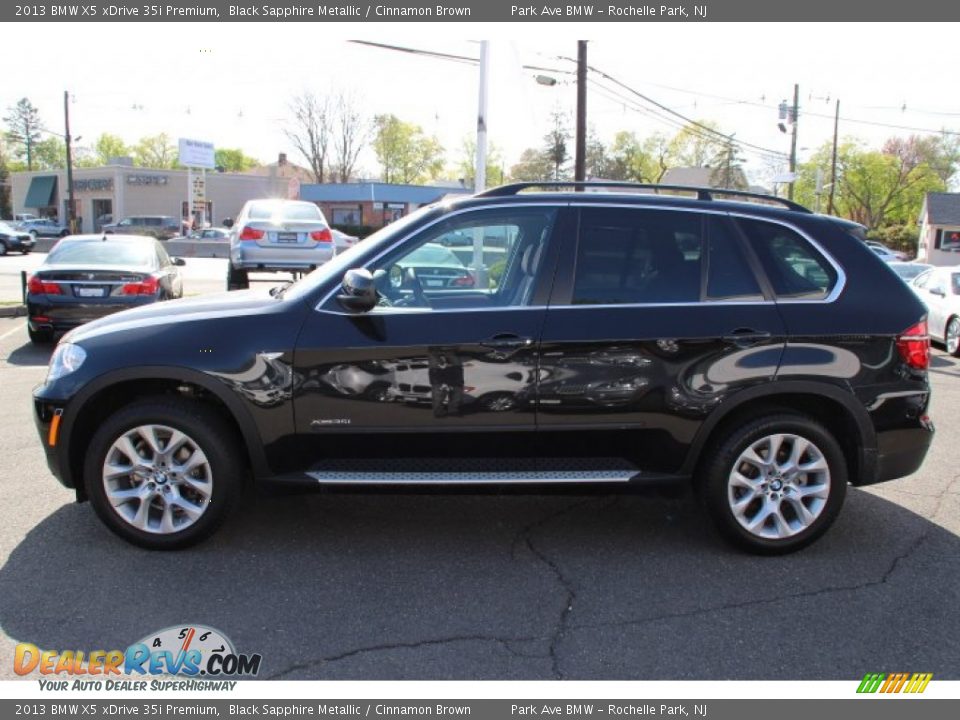 2013 BMW X5 xDrive 35i Premium Black Sapphire Metallic / Cinnamon Brown Photo #8