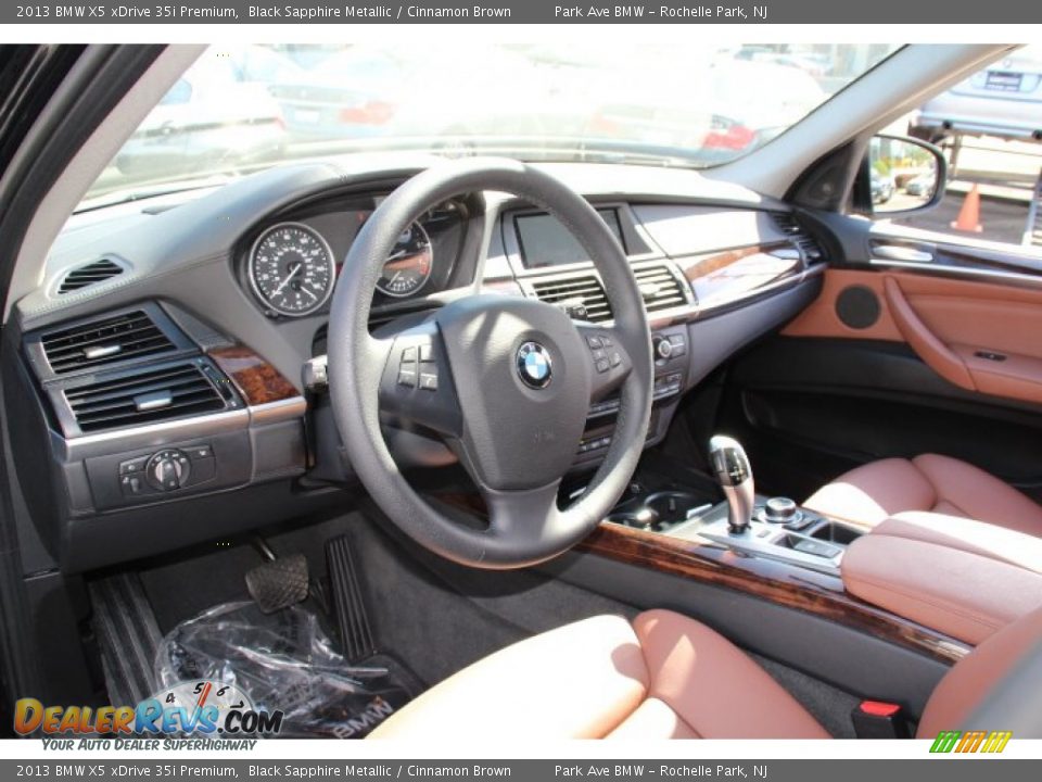 2013 BMW X5 xDrive 35i Premium Black Sapphire Metallic / Cinnamon Brown Photo #10