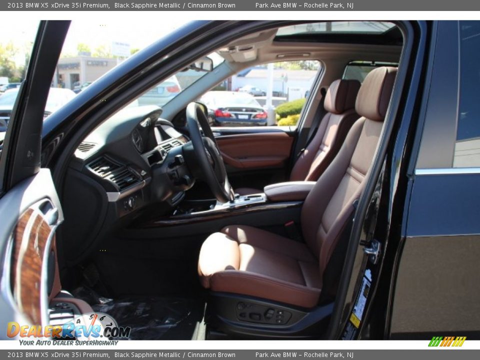 2013 BMW X5 xDrive 35i Premium Black Sapphire Metallic / Cinnamon Brown Photo #11